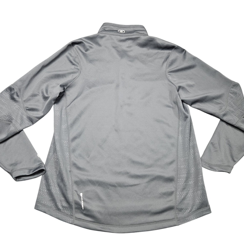 OGIO Endurance Quarter Zip Pullover Mens L Gray DDSE Apres Ski Logo Activewear - Picture 2 of 8
